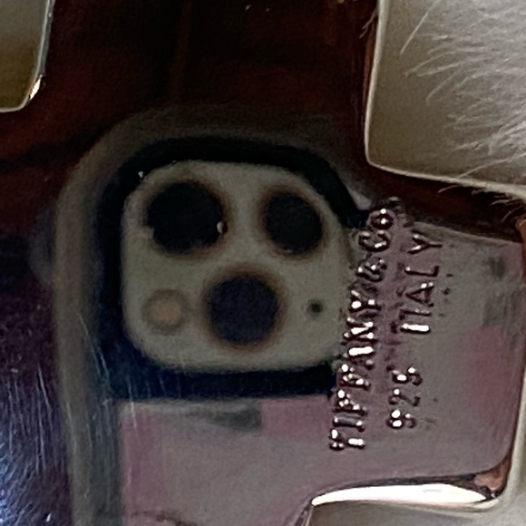 NEW Tiffany & Co. 925 Sterling Silver Roman Cross Pendant Necklace - Picture 4 of 5